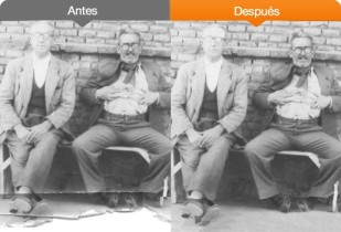 Restauración de fotografías antiguas